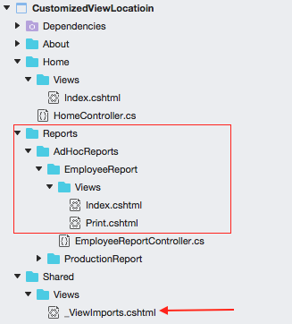 _ViewImports 文件的位置